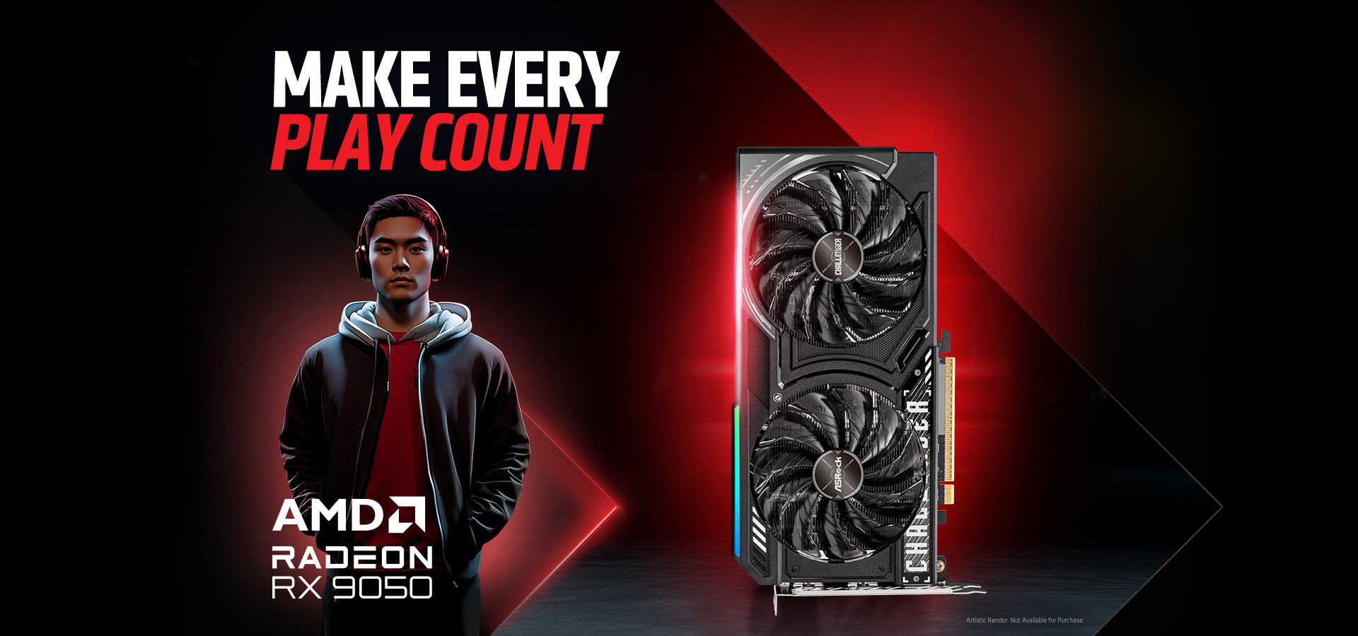 VGA AMD RX 9050